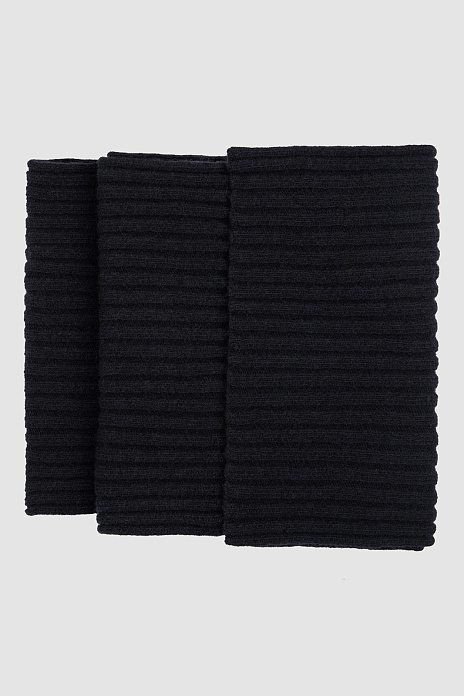 Шарф из шерсти, цвет Черный