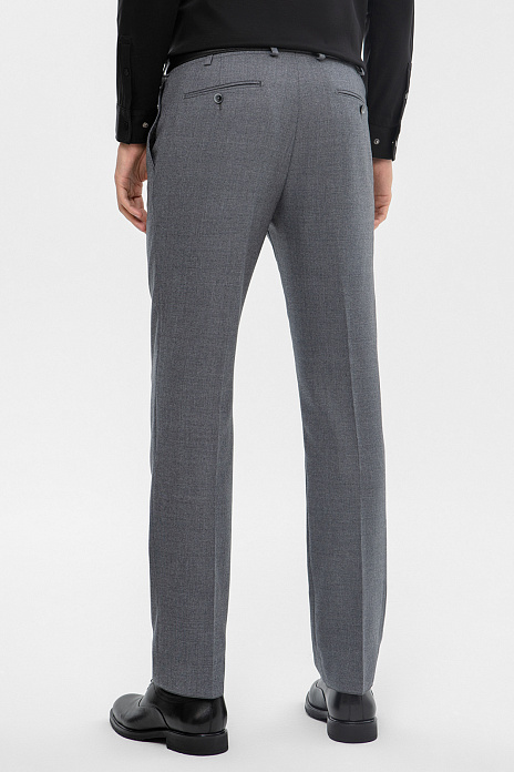 Брюки из шерсти, цвет Серый
