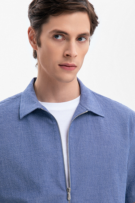 Сорочка с коротким рукавом из хлопка, лимитированная коллекция, цвет Голубой