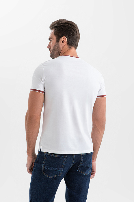 Футболка из мерсеризованного хлопка, цвет Белый