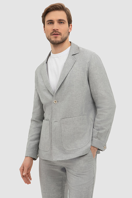 Костюм изо льна и хлопка с шортами, цвет 