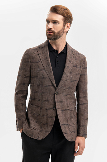 Пиджак из шерсти, льна и хлопка, лимитированная коллекция