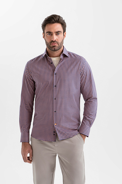 Сорочка из хлопка, цвет Оранжевый