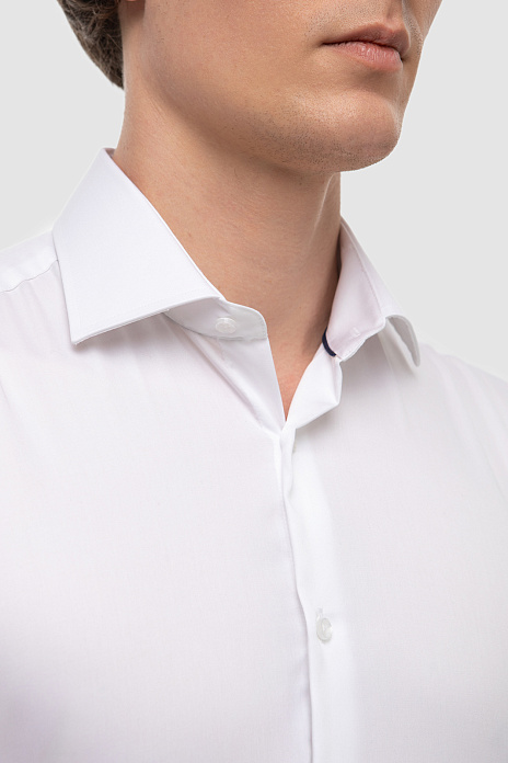 Сорочка с коротким рукавом белого цвета, цвет Белый