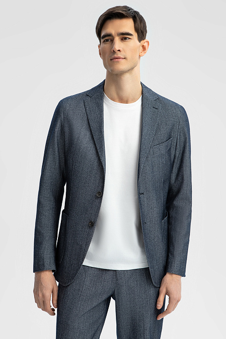 Костюм Limited edition из хлопка и шерсти Lanificio TG di Fabio, цвет 