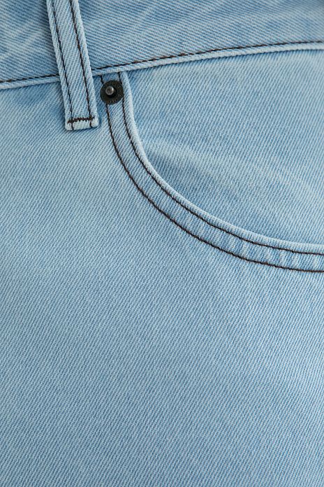 Джинсы свободного силуэта, цвет Голубой