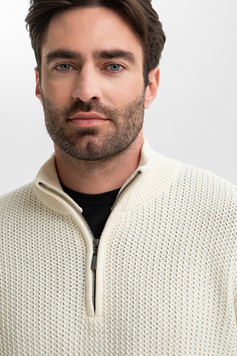 Свитер из хлопка, цвет Молочный