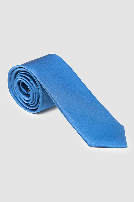 Галстук из шелка, цвет Голубой