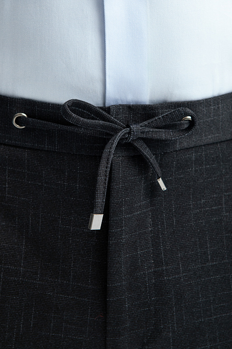 Брюки на кулиске, цвет Черный