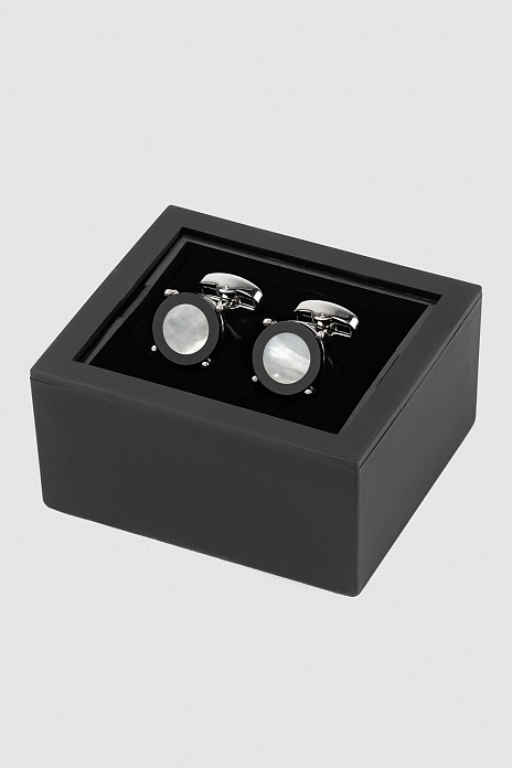 Запонки, цвет Серебряный