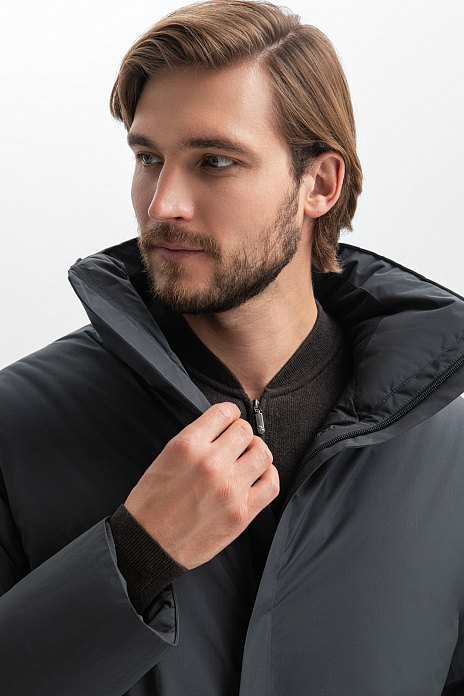 Пуховик с водоотталкивающей обработкой, цвет Графит