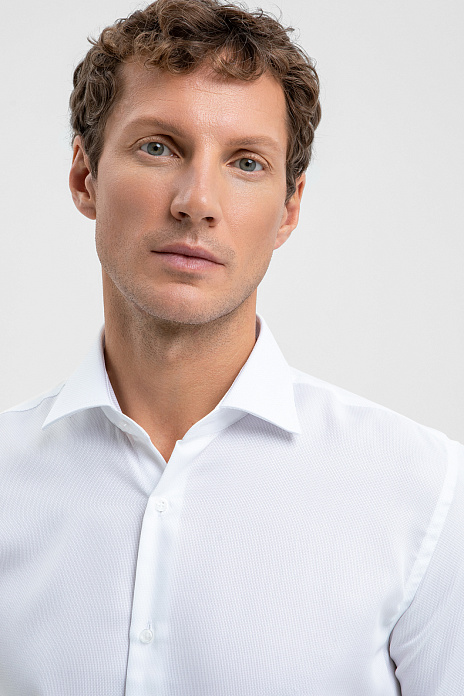 Сорочка из хлопка, легкая в уходе, цвет Белый