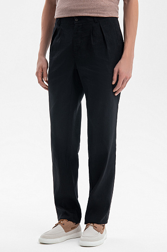 Брюки изо льна и шерсти, лимитированная коллекция