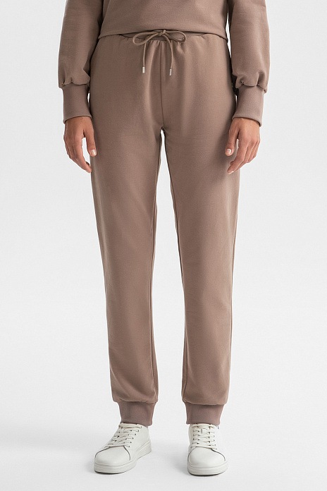 Брюки спортивные утепленные с начесом, цвет Мокко