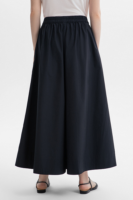 Кюлоты из хлопка, цвет Черный