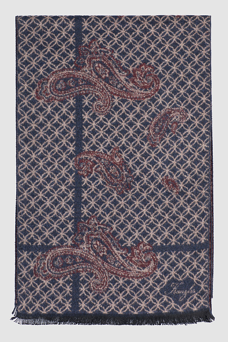 Кашне, цвет Синий темный