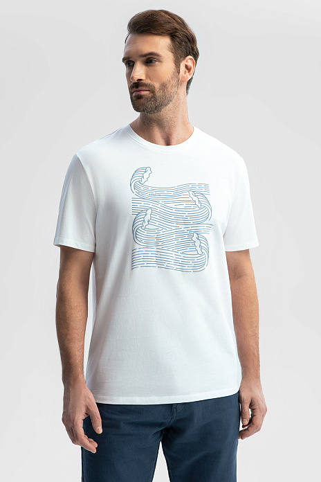 Футболка из хлопка, цвет Белый