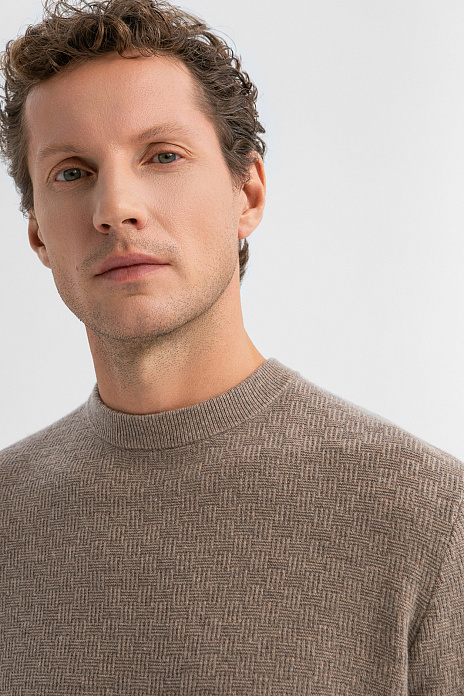 Джемпер из шерсти, цвет Мокко
