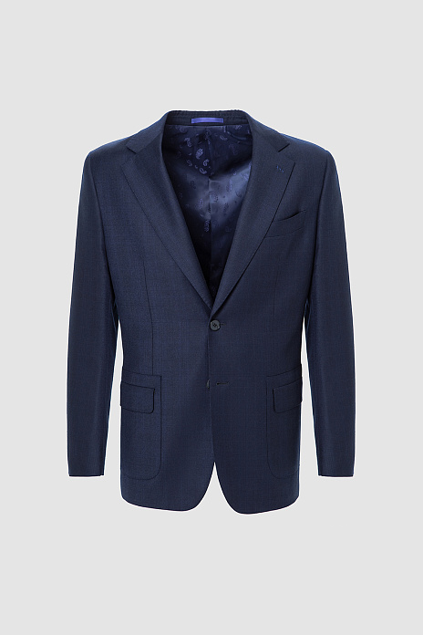 Пиджак Limited edition из шерсти и кашемира с водоотталкивающей обработкой, цвет Синий темный