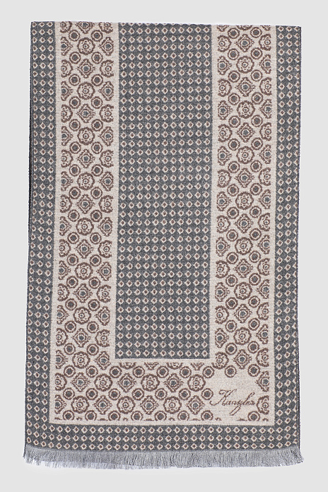 Кашне, цвет Коричневый темный